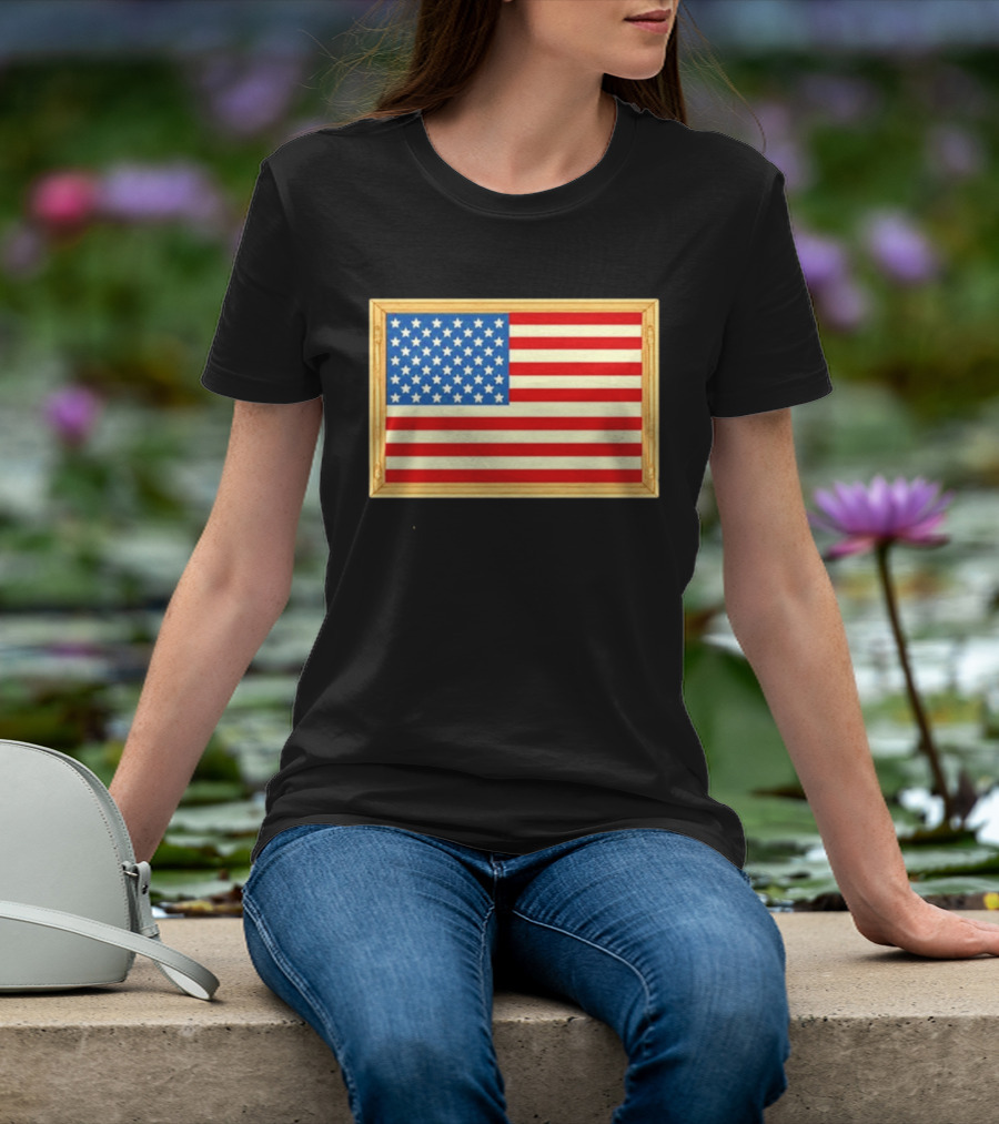 Theodore Roosevelt We Must Dare To Be Great American Flag T-Shirt