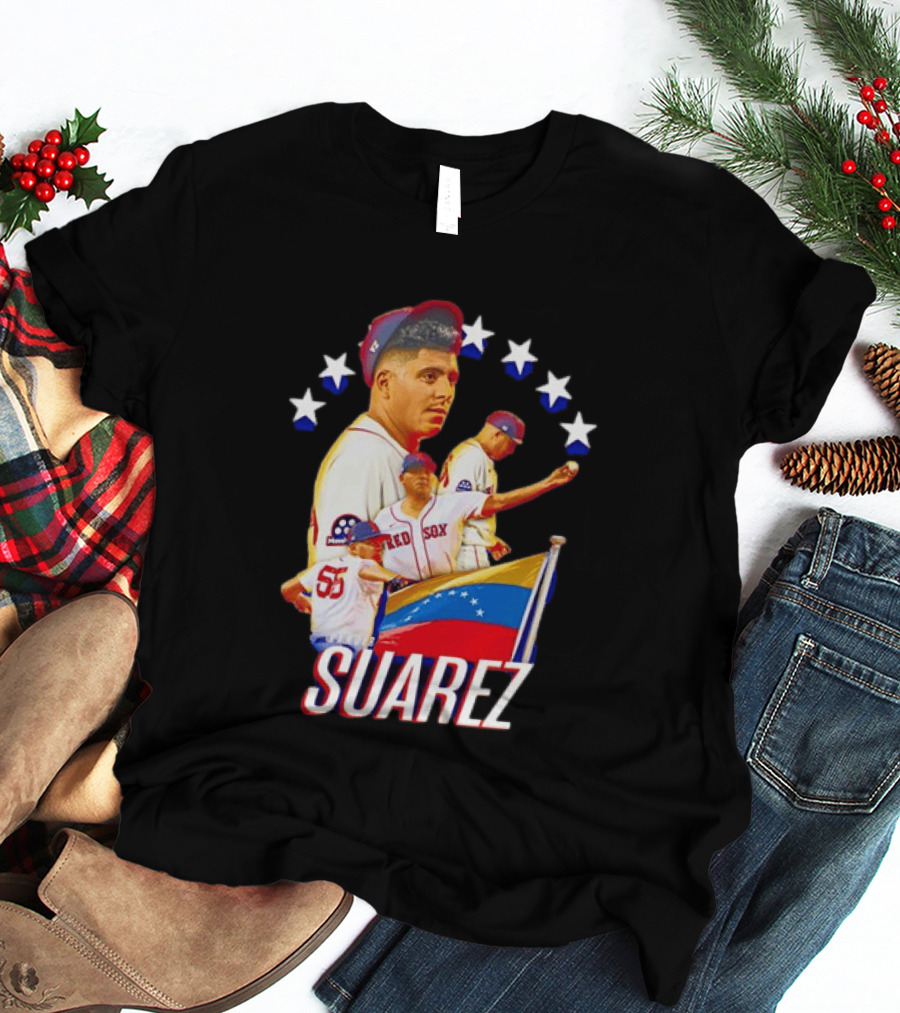 Ranger Suarez Philadelphia Phillies MLB Venezuela Flag Star Baseball T-Shirt