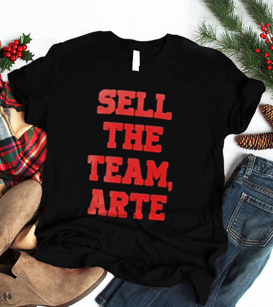 Sell The Team Arte Rallying Cry Fan Expression T-Shirt