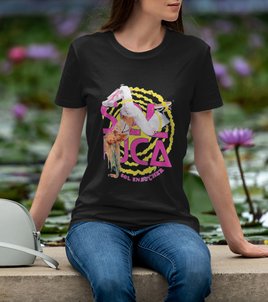 Sol Ruca Sol Snatcher WWE NXT Wrestling Star Colorful Backflip Action T-Shirt