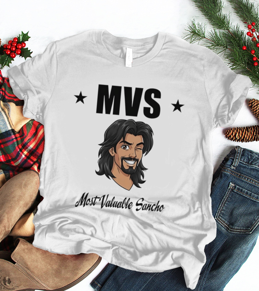 MVS Most Valuable Sancho Star Wink Humor T-Shirt