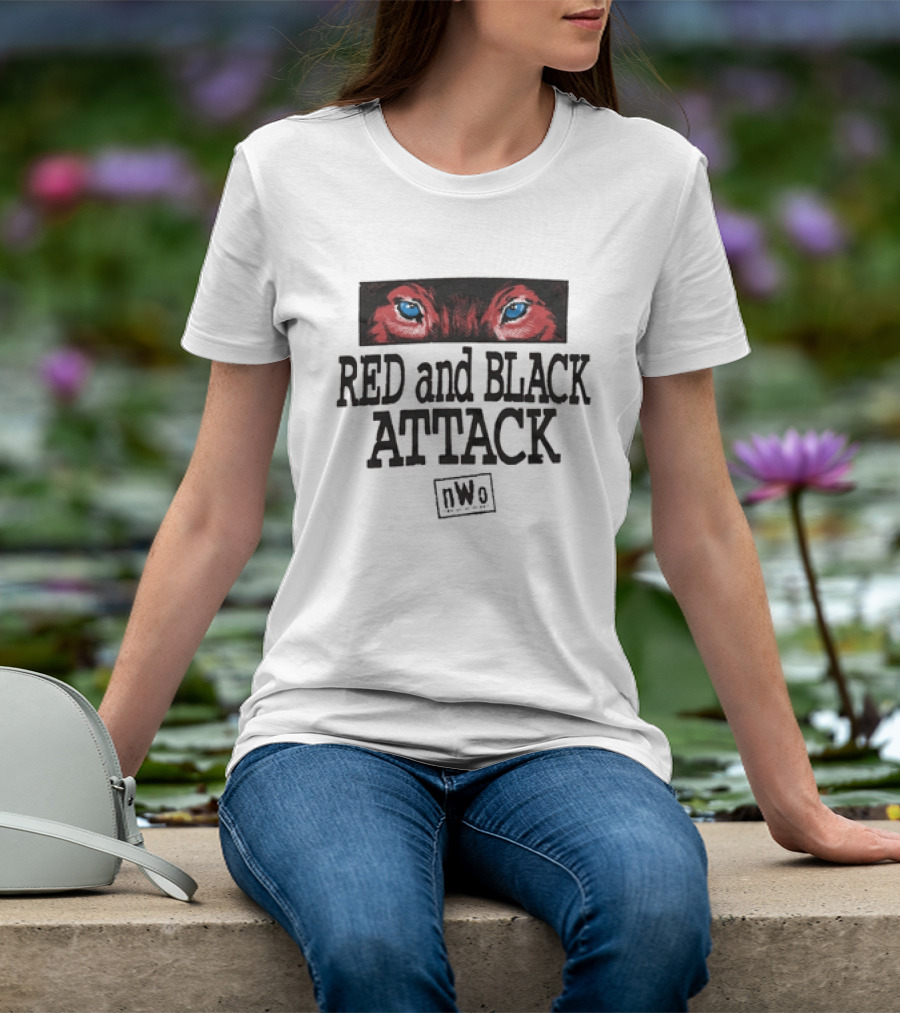 Red And Black Attack NWo New World Order WWE T-Shirt