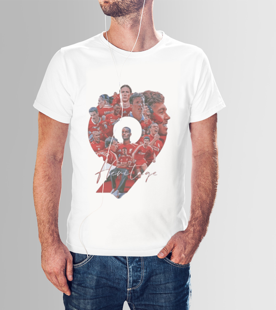 Liverpool FC Number 9 Heritage Legends T-Shirt