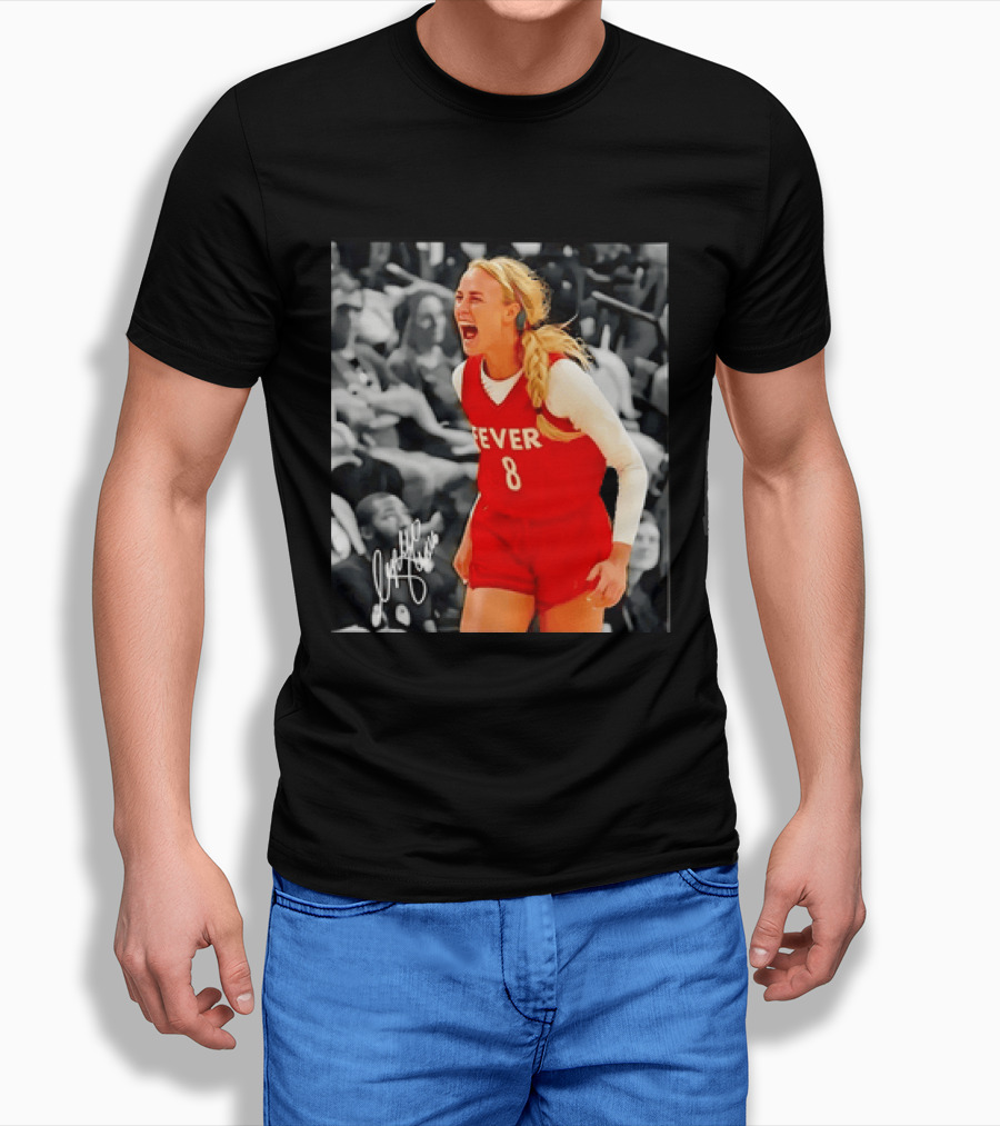 Caitlin Clark Indiana Fever Number 8 Sports T-Shirt