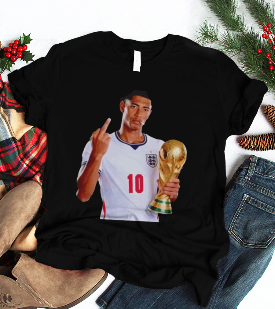 Jude Bellingham England World Cup Trophy Pose T-Shirt
