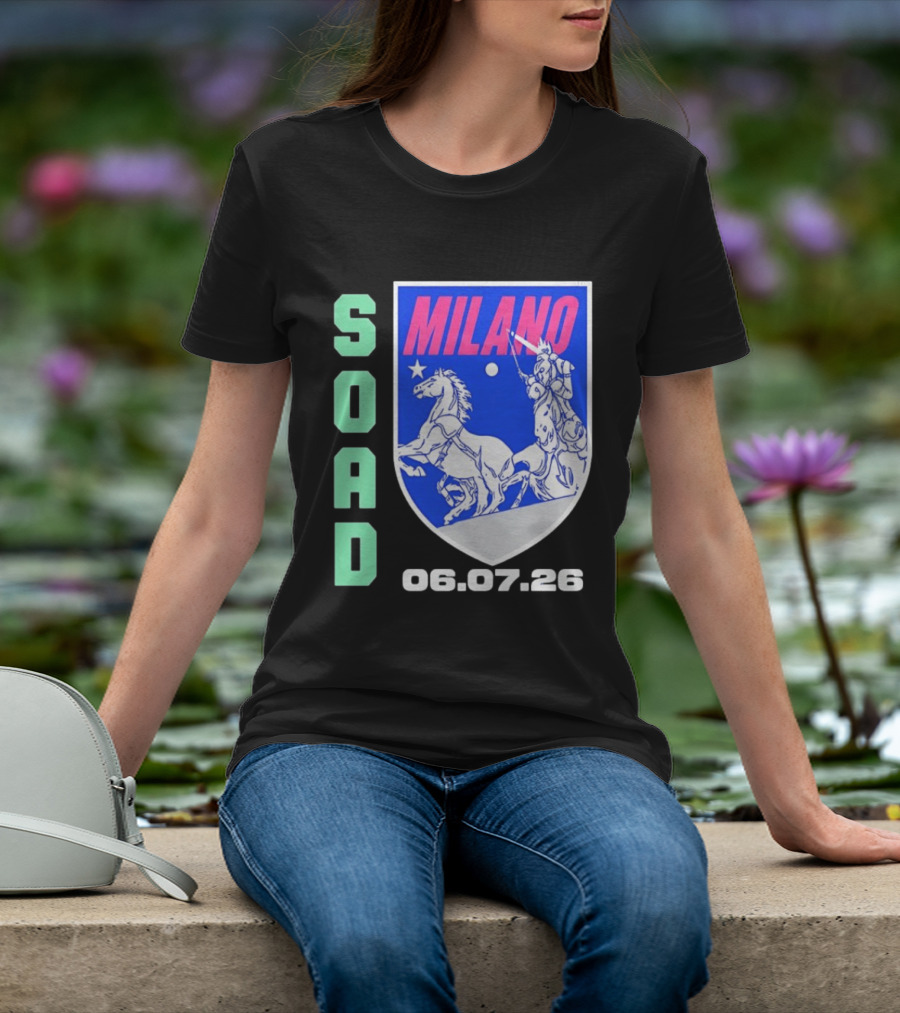 SOAD Milano 06.07.26 System Of A Down Concert T-Shirt