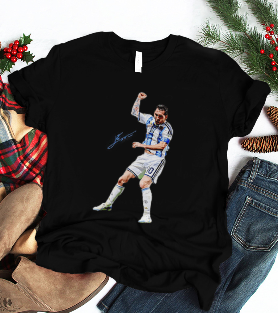 Messi The Comeback Argentina Football Unites The World Soccer Legend Victory Celebration T-Shirt