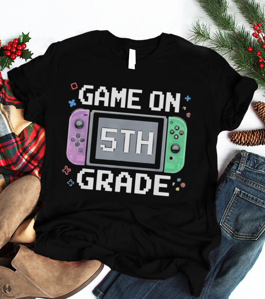 Game On 5th Grade Gaming Console 5th T-Shirt