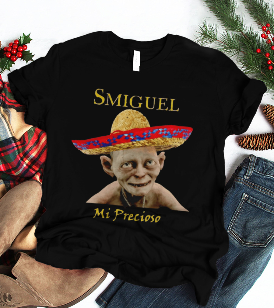 Smiguel Mi Precioso Sombrero Mexico Gollum T-Shirt