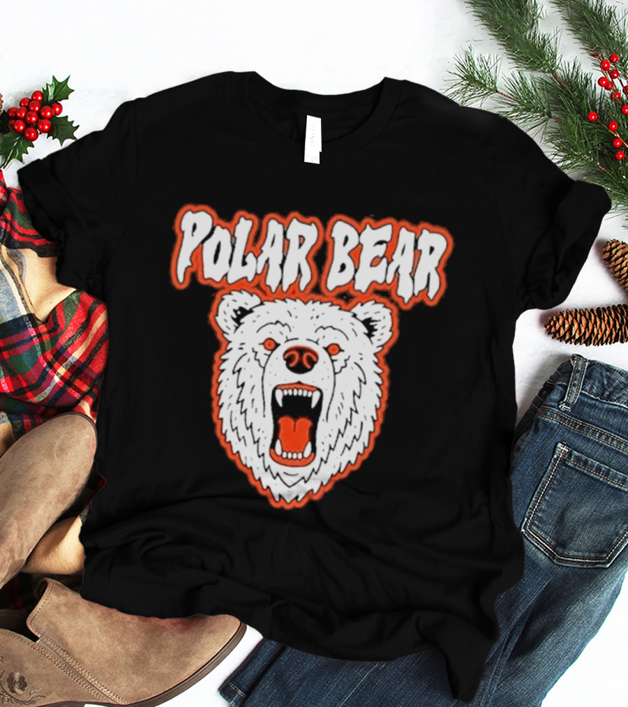 Polar Bear Arctic Wildlife Predator Fierce Expression T-Shirt