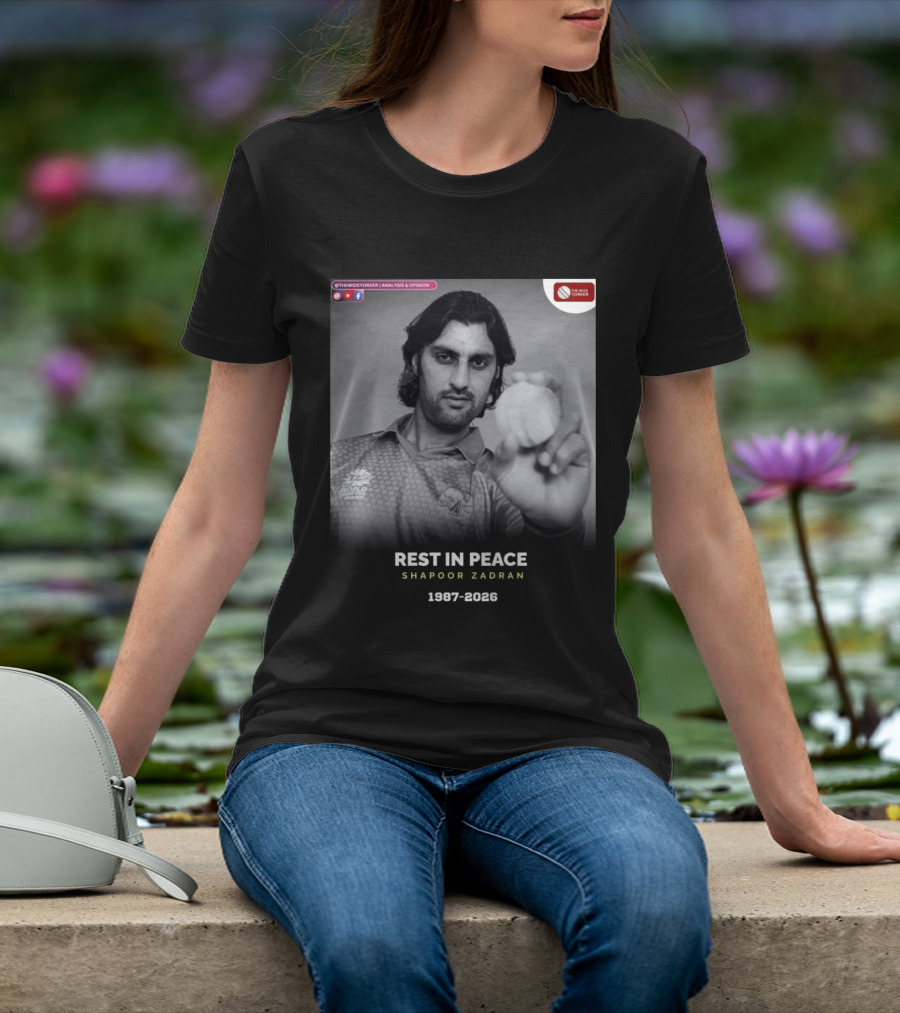 Rest In Peace Shapoor Zadran 1987 2026 T20 World Cup T-Shirt