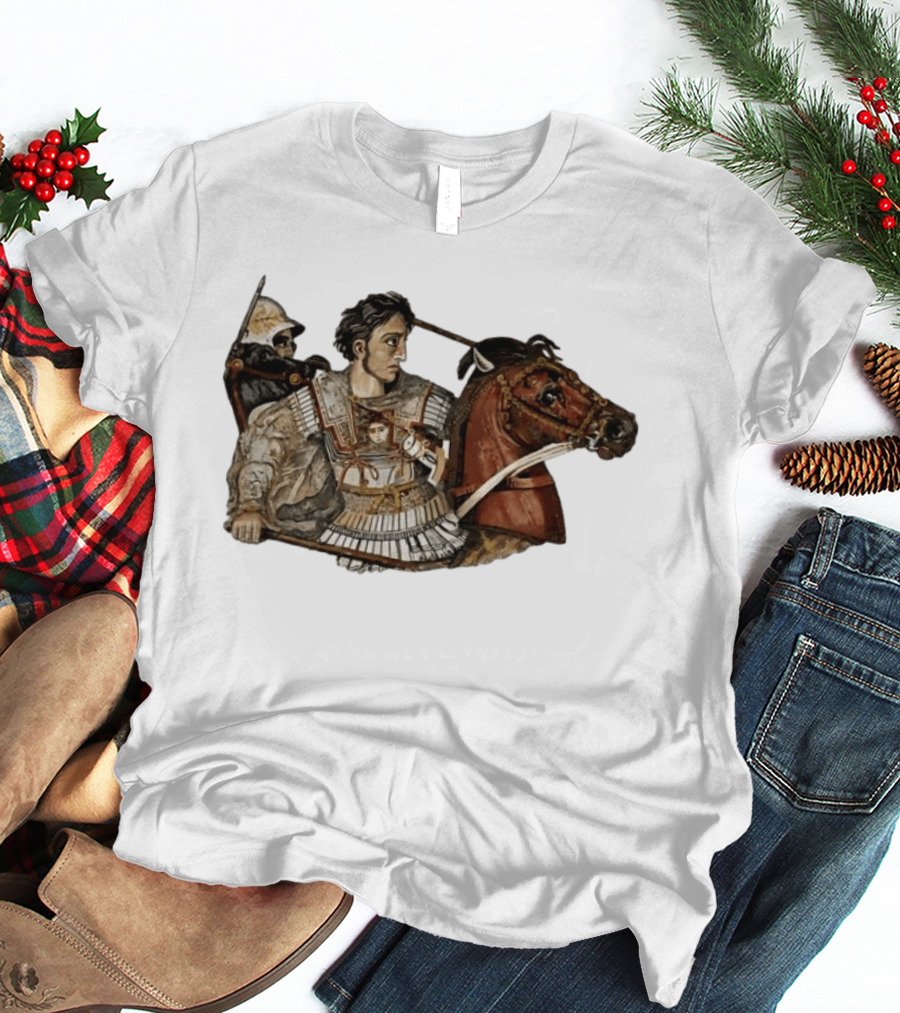 Alexander The Great Battle Of Issus Mosaic Iconic Historical Scene T-Shirt