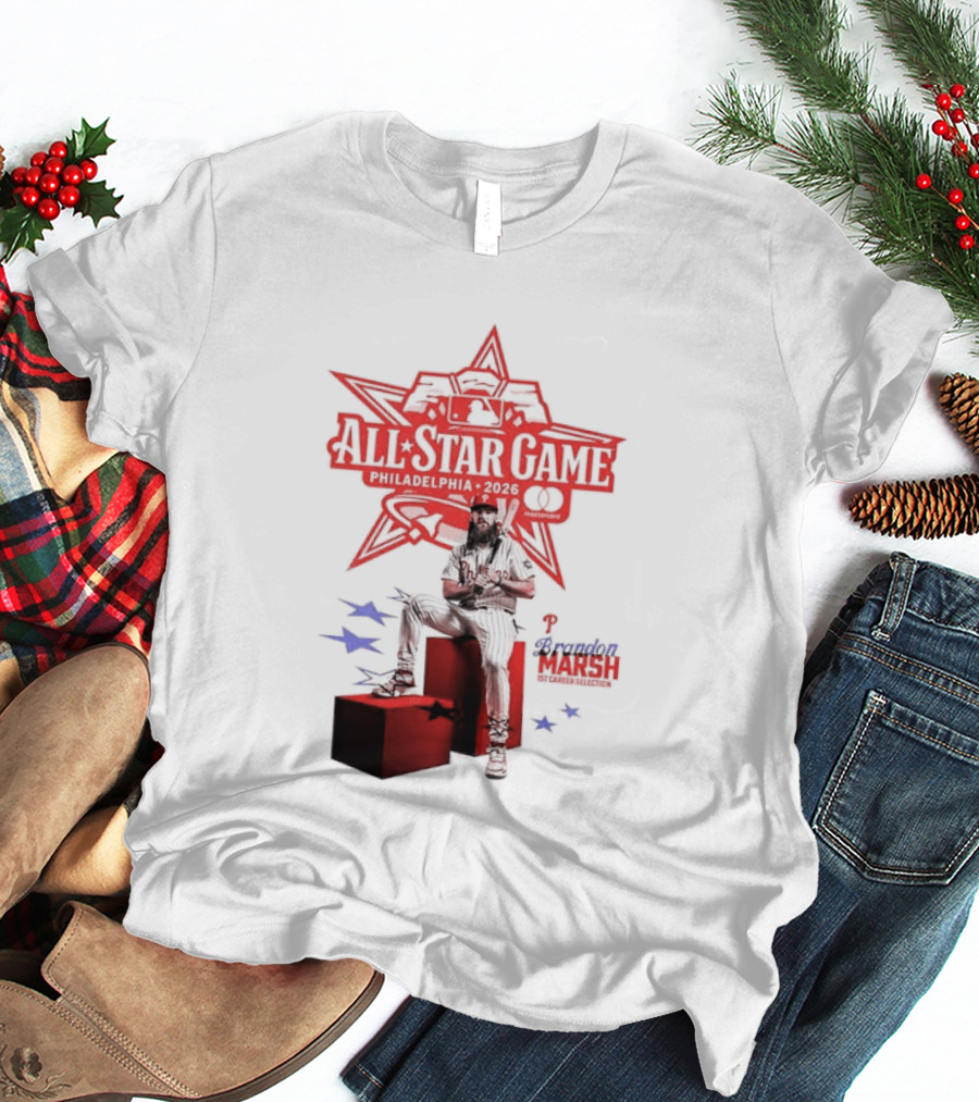 Brandon Marsh Philadelphia Phillies 2026 MLB All Star Game T-Shirt