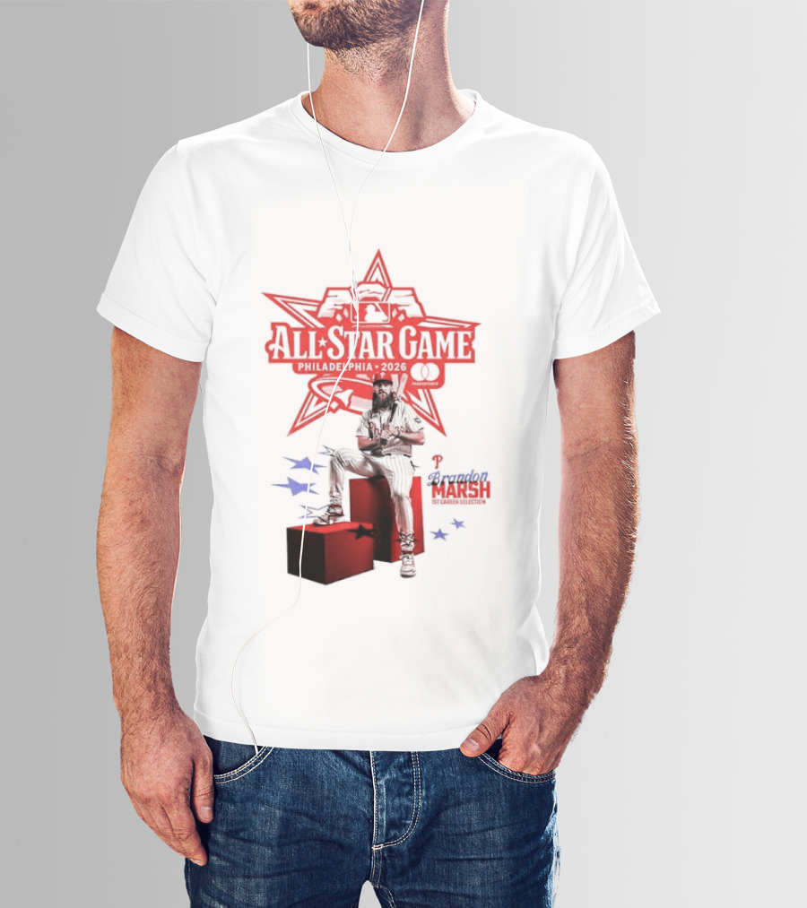 Brandon Marsh Philadelphia Phillies 2026 MLB All Star Game T-Shirt