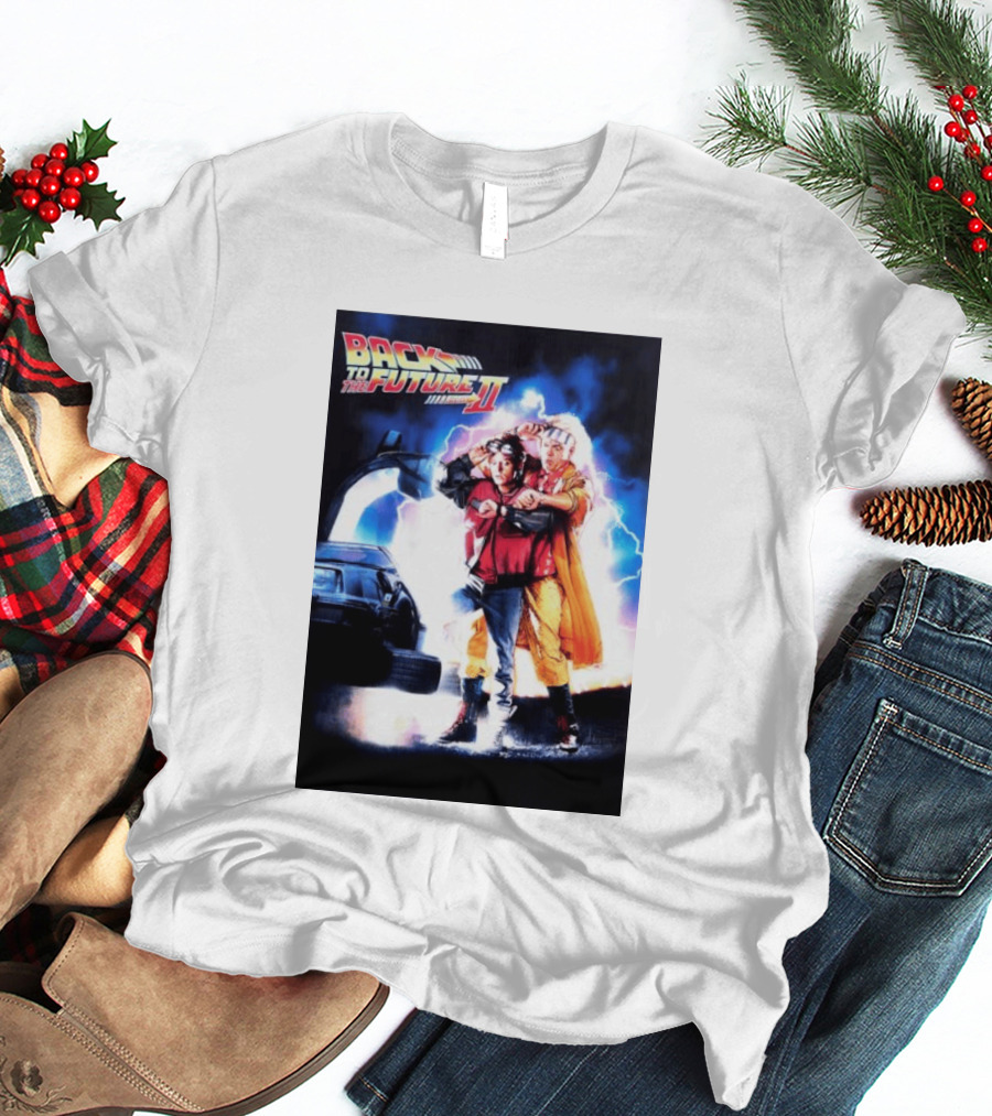 Back To The Future Part II Marty McFly Doc Brown Characters T-Shirt