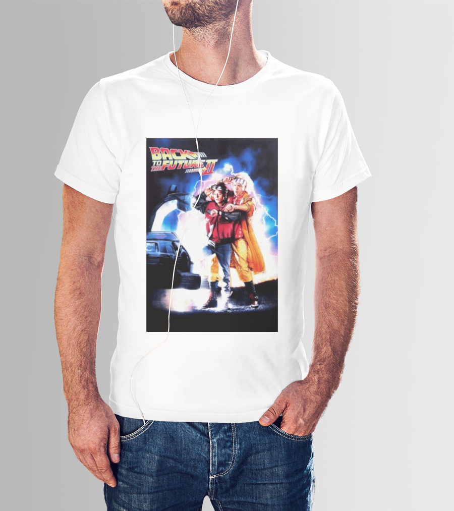 Back To The Future Part II Marty McFly Doc Brown Characters T-Shirt