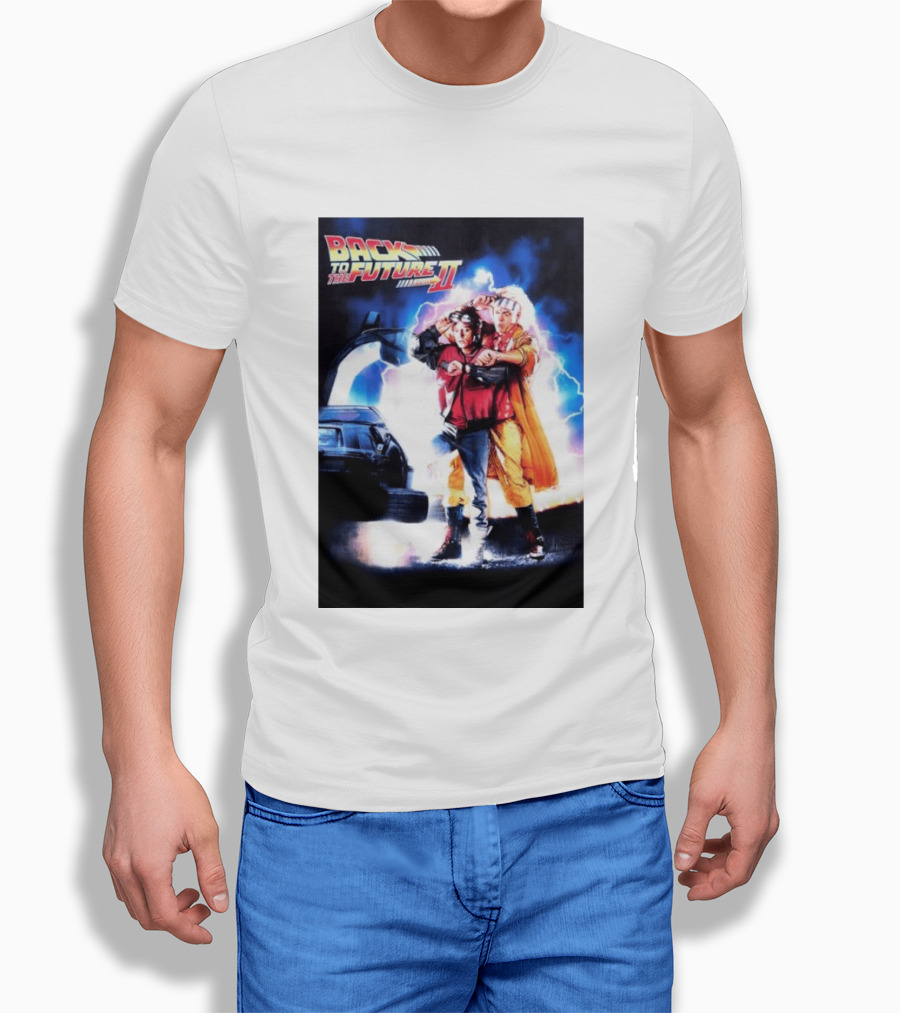 Back To The Future Part II Marty McFly Doc Brown Characters T-Shirt