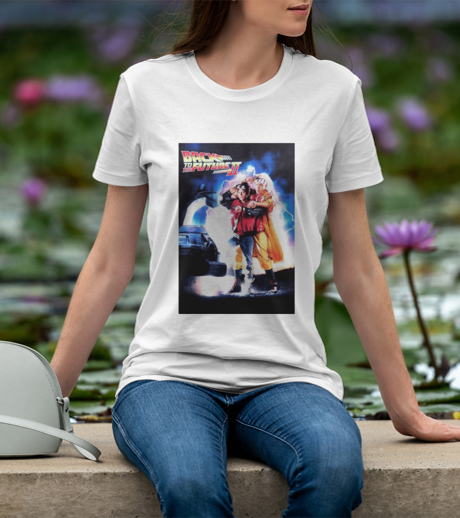 Back To The Future Part II Marty McFly Doc Brown Characters T-Shirt