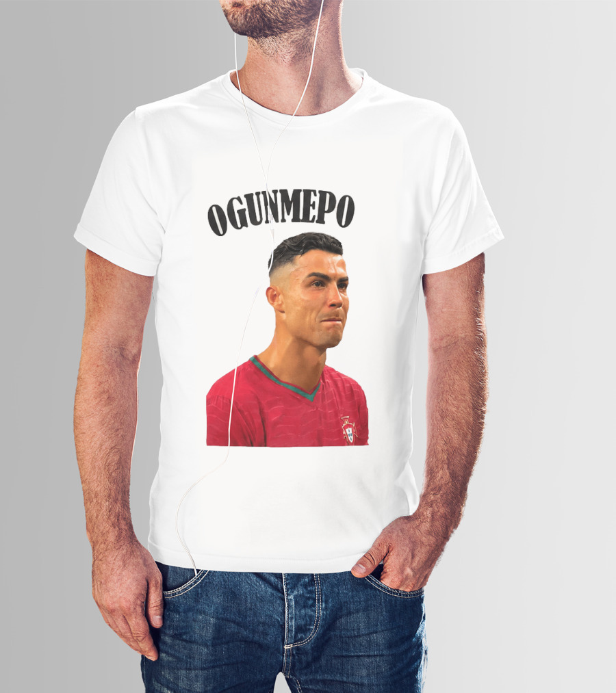 Cristiano Ronaldo Ogunmepon Portugal Soccer Star T-Shirt