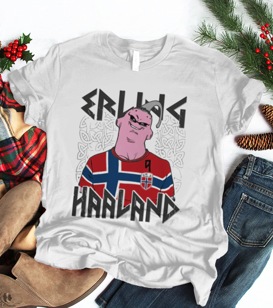 Erling Haaland Buu Norway Football Fusion T-Shirt