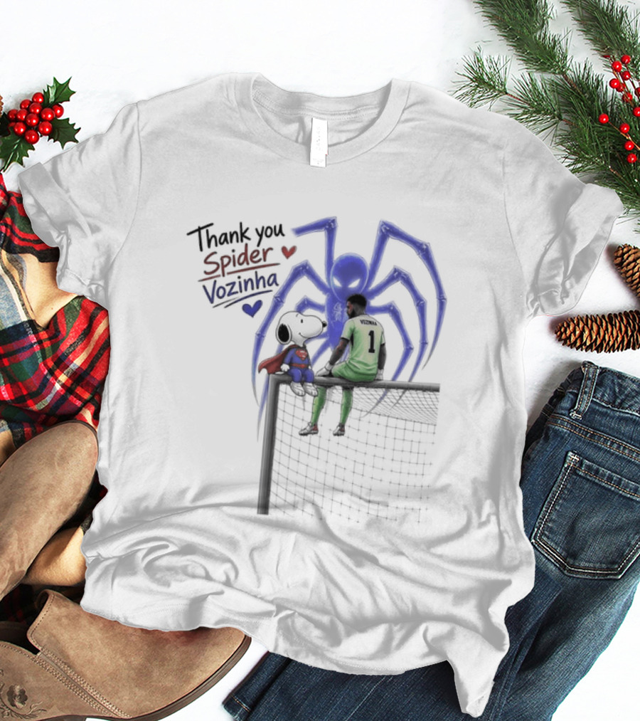 Thank You Spider Vozinha Snoopy Superman Cape Verde National Team T-Shirt