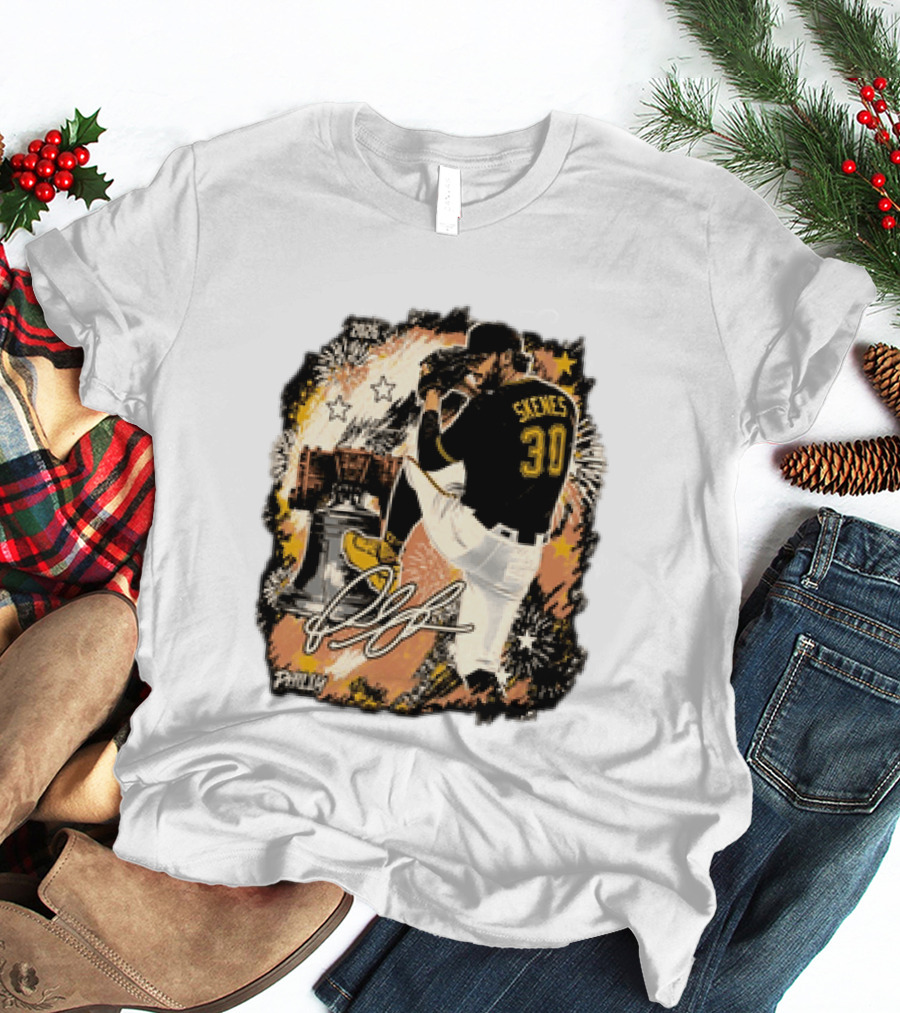 Pittsburgh Pirates Paul Skenes 30 MLB Players All Star Philly Collaboration Liberty Bell Fireworks T-Shirt