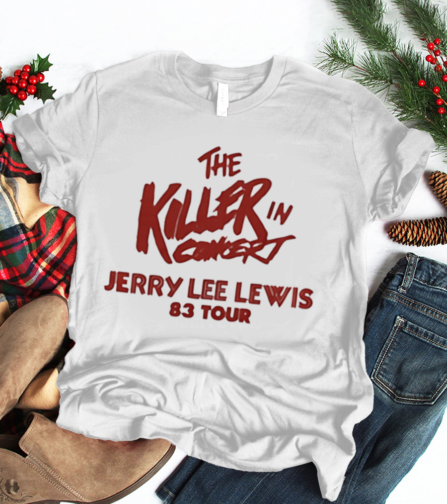 Jerry Lee Lewis The Killer In Concert 83 Tour T-Shirt