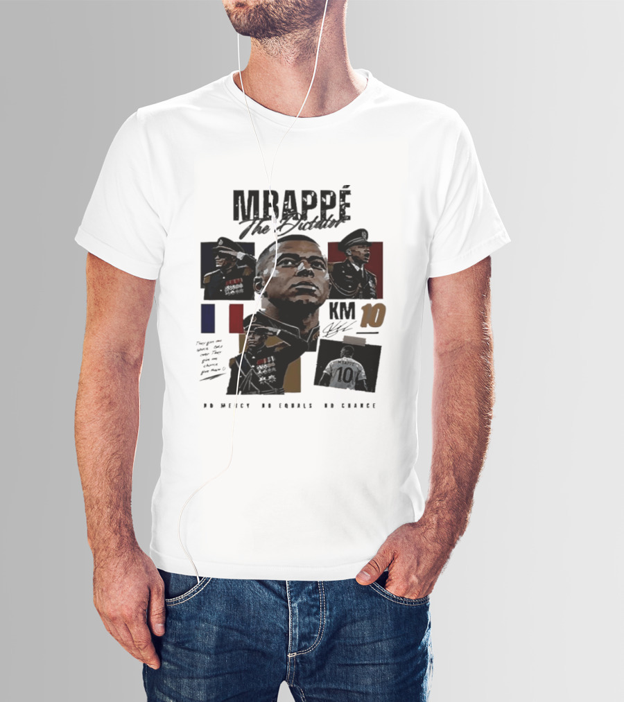 MBAPPÉ The Leader KM 10 No Mercy No Equals No Chance T-Shirt
