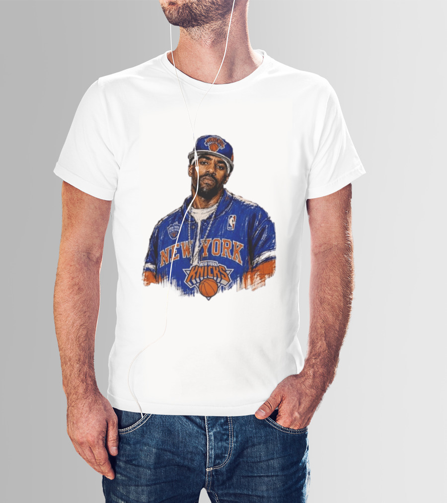 Kyrie Irving New York Knicks New Yorks Finest To The World Manhattan Knicks T-Shirt
