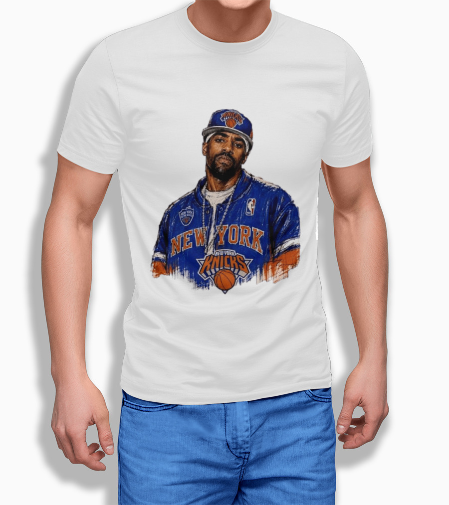 Kyrie Irving New York Knicks New Yorks Finest To The World Manhattan Knicks T-Shirt