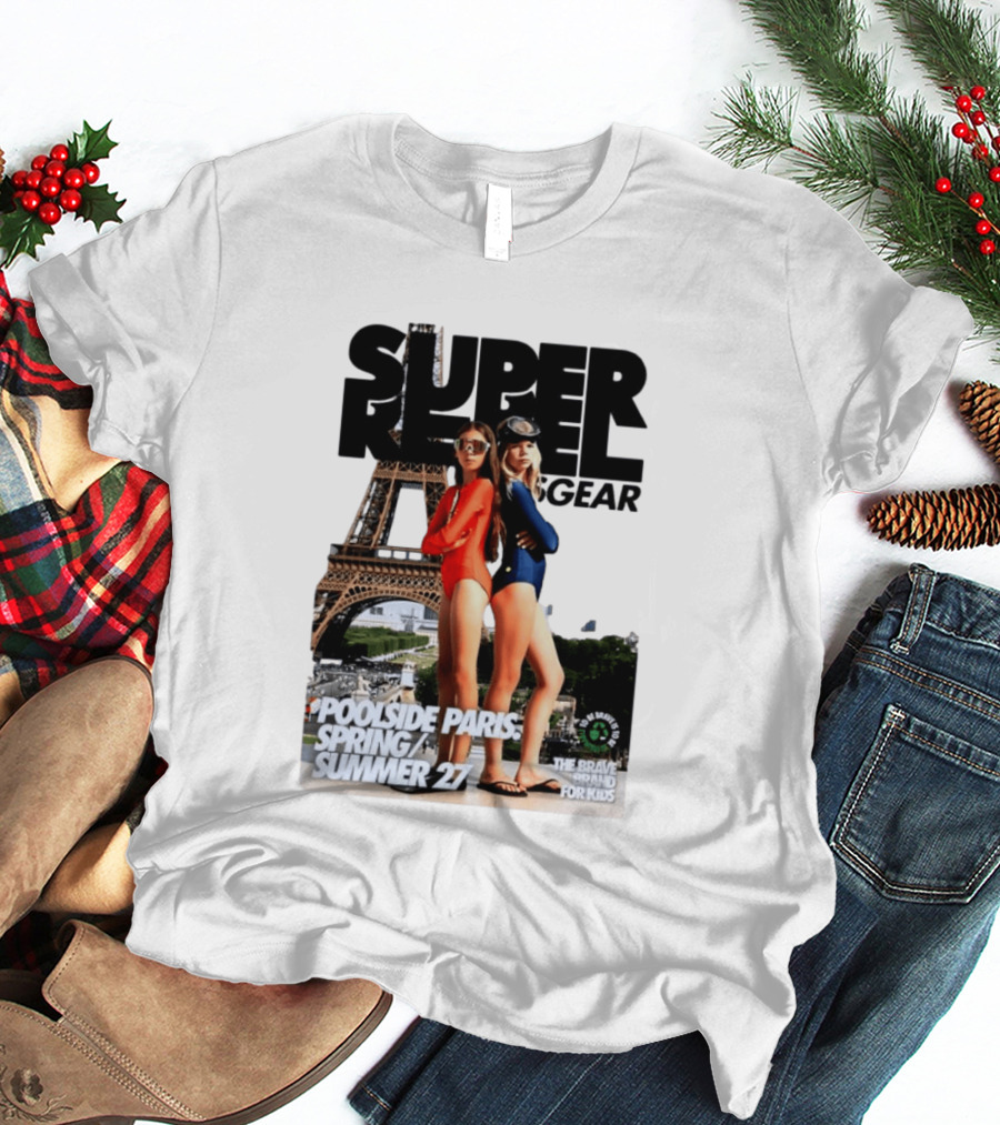 Super Rebel Gear Poolside Paris Spring Summer 27 The Brave Brand For Kids T-Shirt