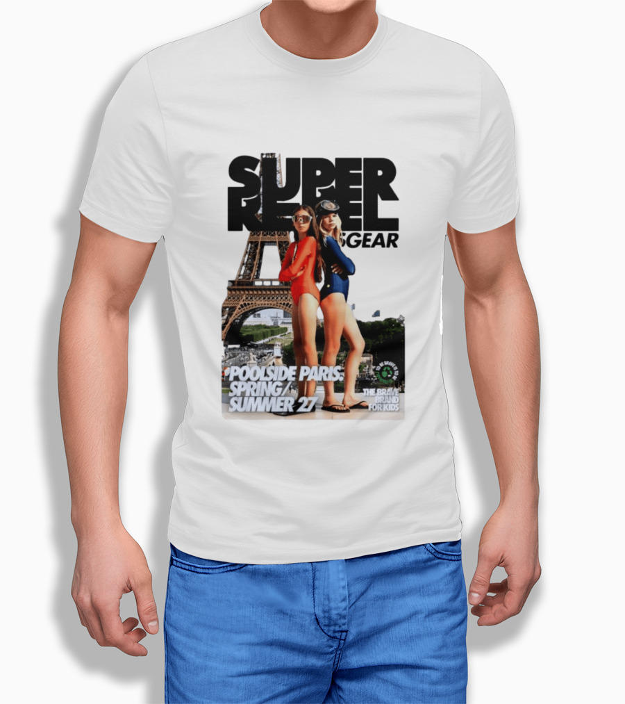 Super Rebel Gear Poolside Paris Spring Summer 27 The Brave Brand For Kids T-Shirt