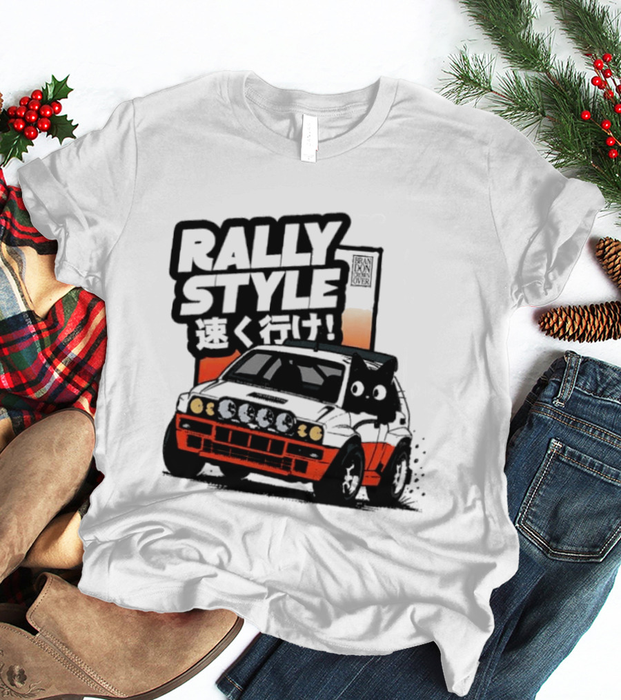 Rally Style Lancia Delta Integrale Hayashi Iku Speed T-Shirt