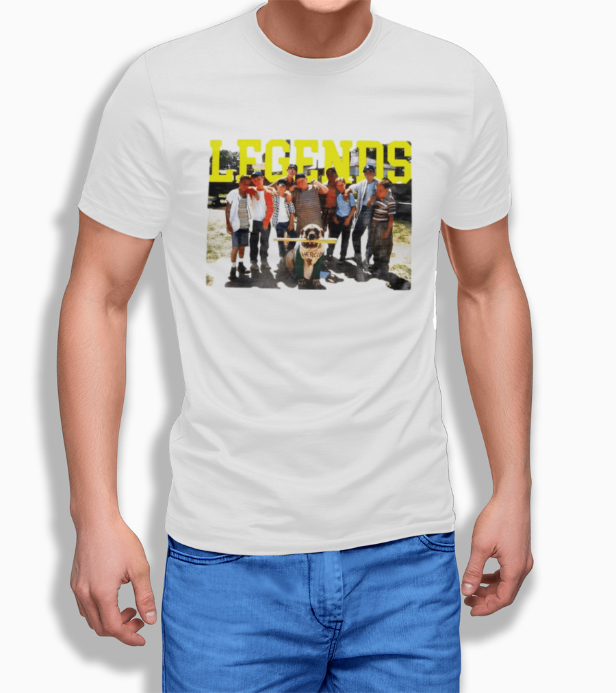 The Sandlot Legends With Hercules The Dog Movie Characters T-Shirt
