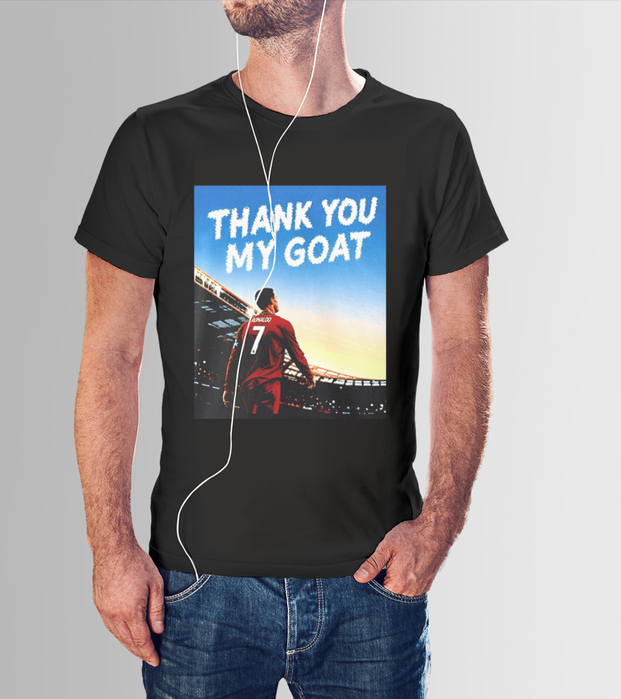 Thank You My Goat Cristiano Ronaldo 7 Portugal National Team T-Shirt