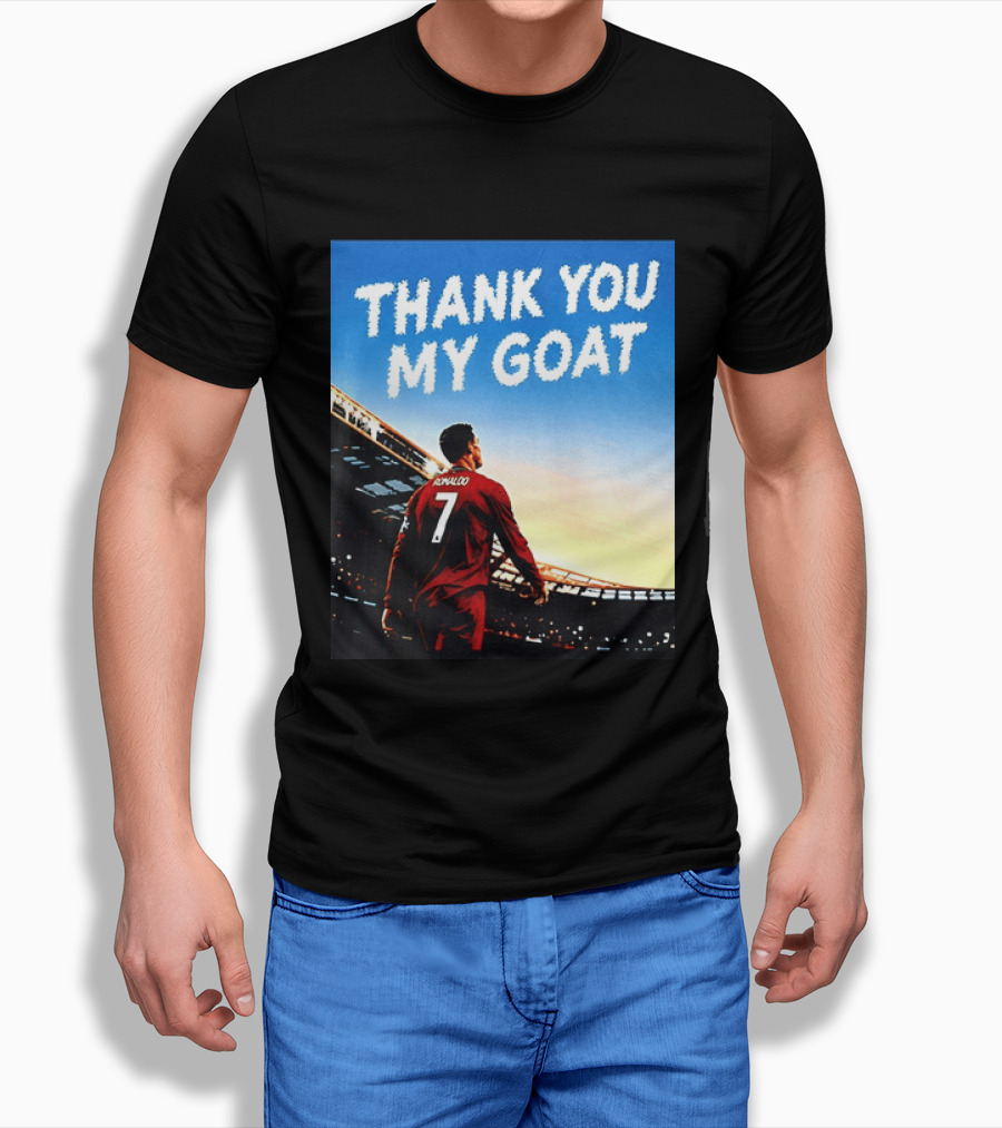 Thank You My Goat Cristiano Ronaldo 7 Portugal National Team T-Shirt