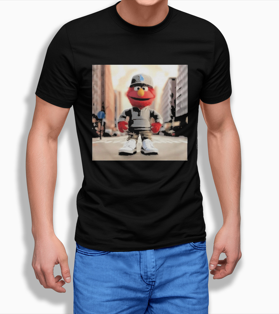 Sesame Street Elmo Streetwear New York Yankees T-Shirt