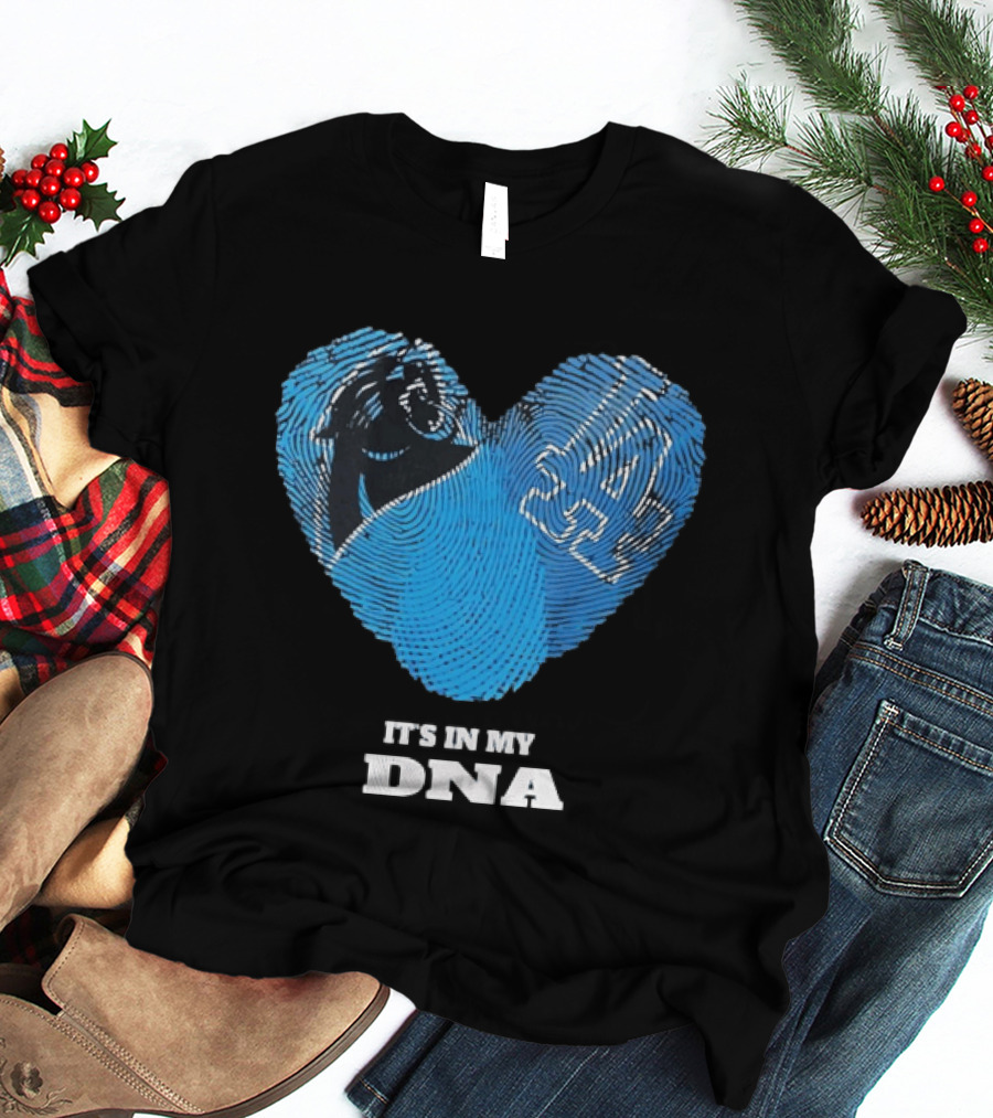 Los Angeles Dodgers Carolina Panthers It's In My DNA T-Shirt