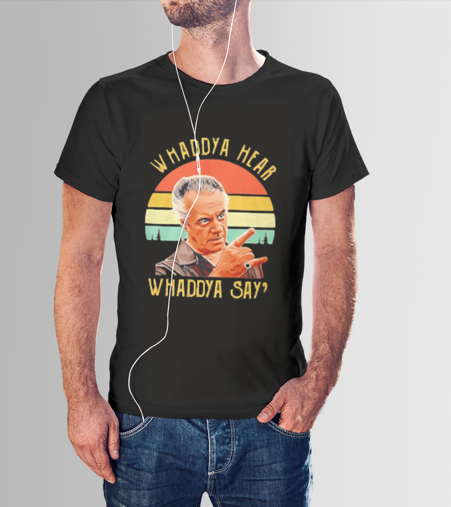 The Sopranos Paulie Walnuts Whaddya Hear Whaddya Say T-Shirt