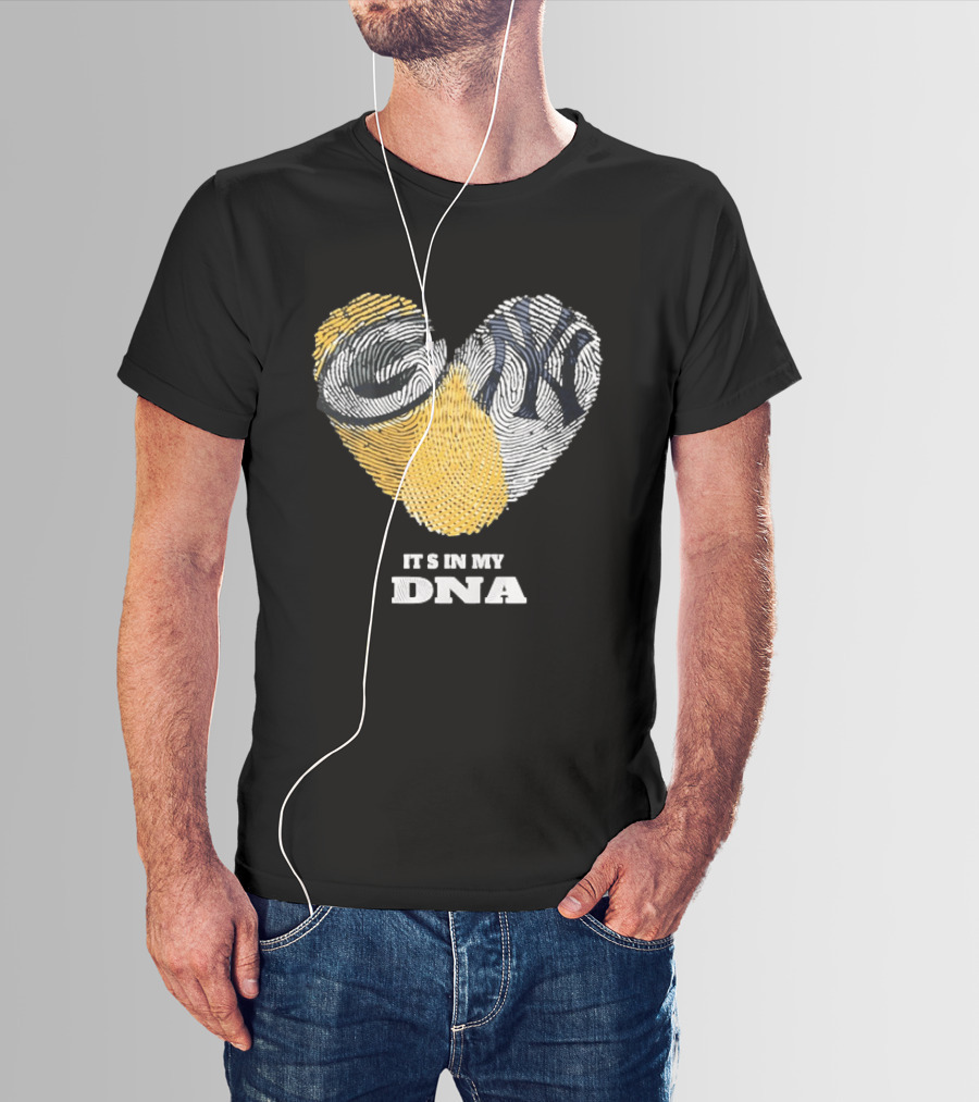 Heart Fingerprint It's In My DNA New York Yankees T-Shirt