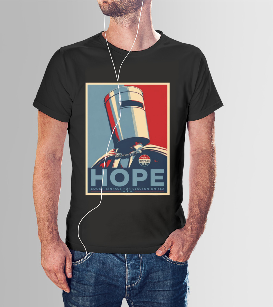 Hope Count Binface Vote Binface 2026 Clacton On Sea T-Shirt