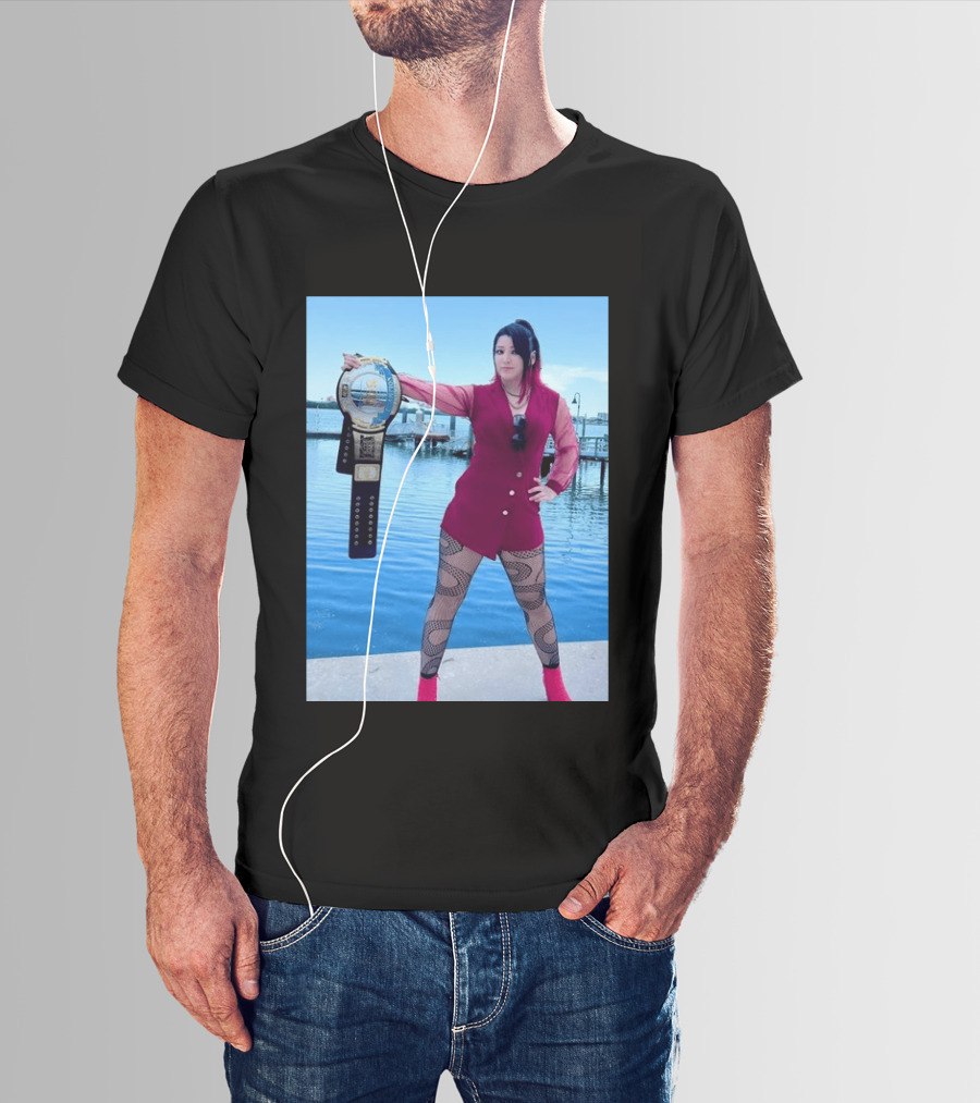 We Are At The Beach Hikaru Shida Wrestling Champion Dockside T-Shirt