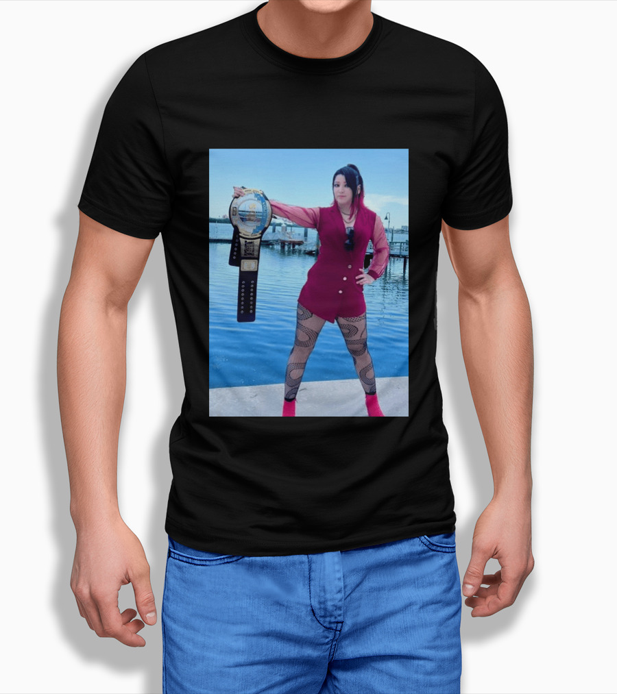We Are At The Beach Hikaru Shida Wrestling Champion Dockside T-Shirt