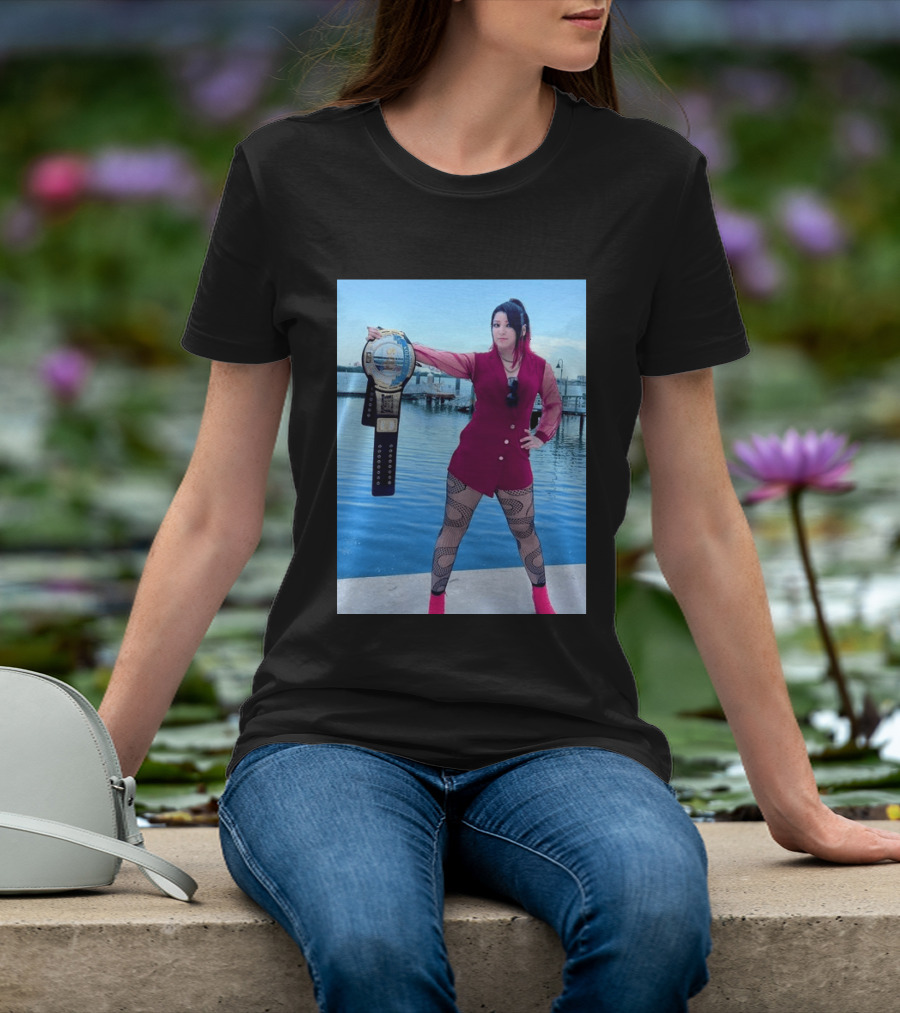 We Are At The Beach Hikaru Shida Wrestling Champion Dockside T-Shirt