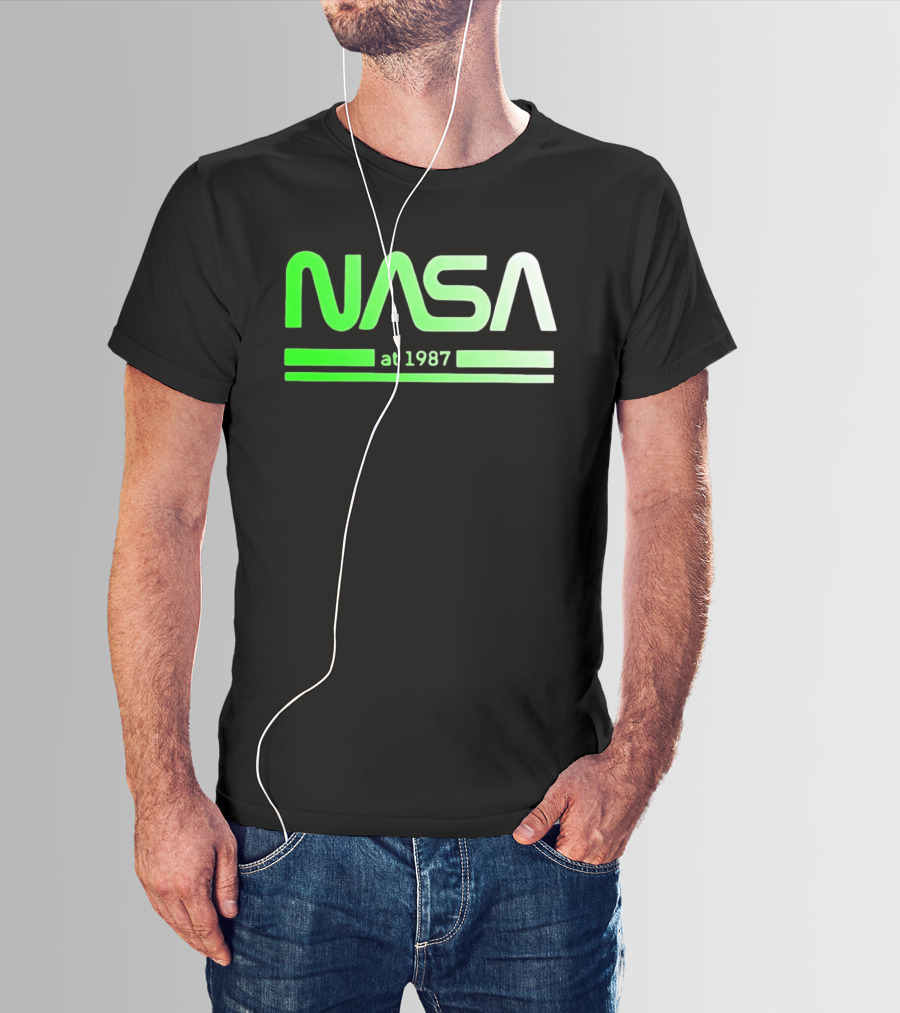 NASA Neon Green 1987 T-Shirt