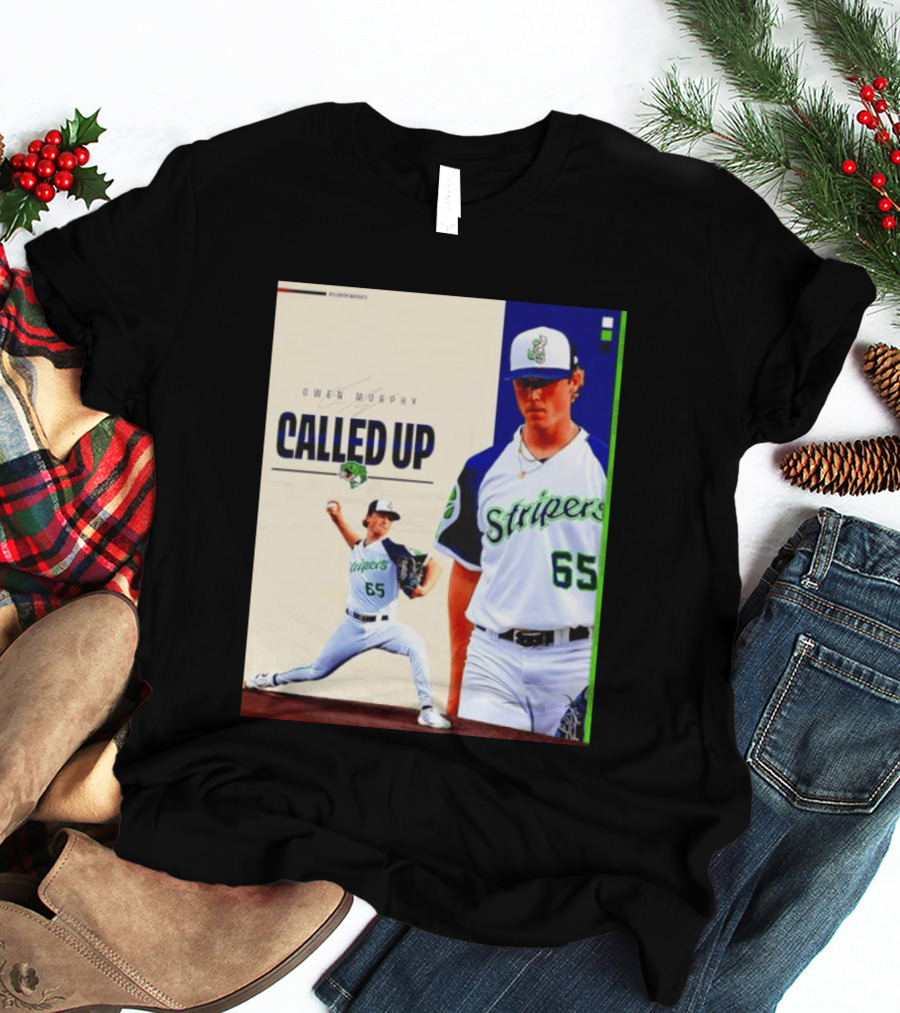 Owen Murphy Called Up Stripers 65 Player Announcement T-Shirt