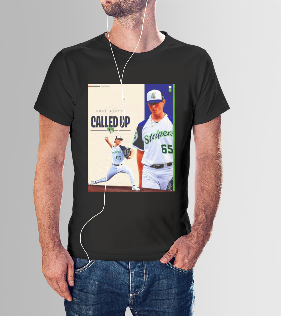 Owen Murphy Called Up Stripers 65 Player Announcement T-Shirt