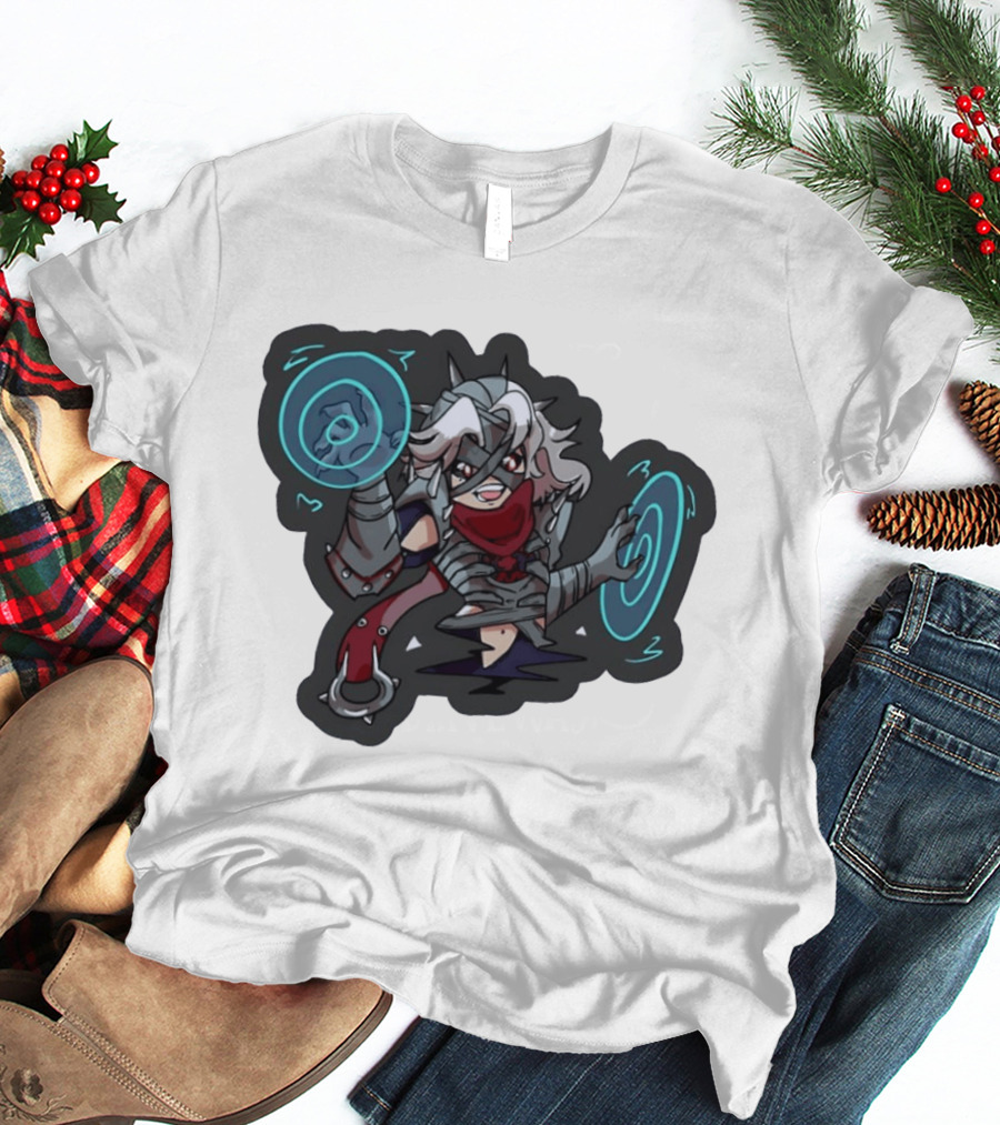 Chibi Warrior Anime Magic Casting Enchanted Spells Gaming Adventure T-Shirt