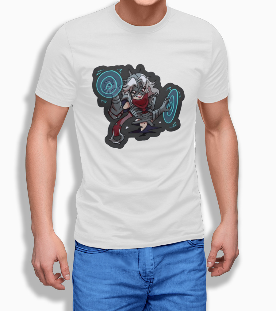 Chibi Warrior Anime Magic Casting Enchanted Spells Gaming Adventure T-Shirt