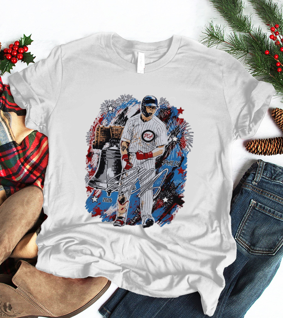 Pete Crow Armstrong Philly 2026 PCA Liberty Bell Fireworks MLB All Star Celebration T-Shirt